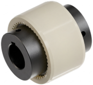 Nylon sleeve gear coupling