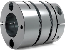 Servo beam disc coupling